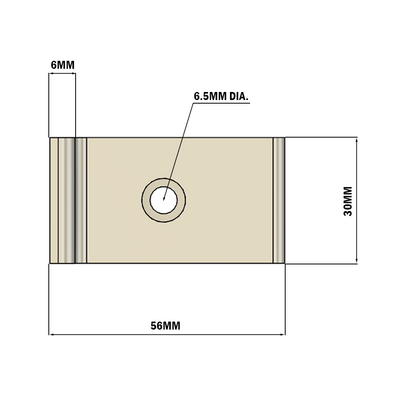 34-030-0 MODULAR SOLUTIONS SUPPORT ANGLE BRACKET<BR>30 SERIES FLOOR FASTENING